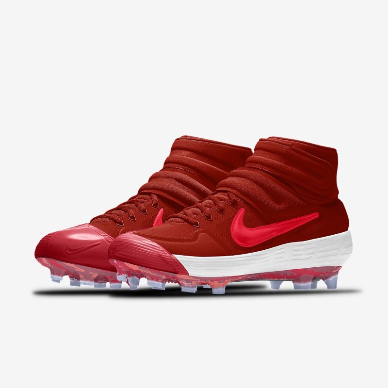 Nike Alpha ハラチ エリート 2 ミッドカット MCS メンズ ベースボール シューズ 赤 | AI6589-728