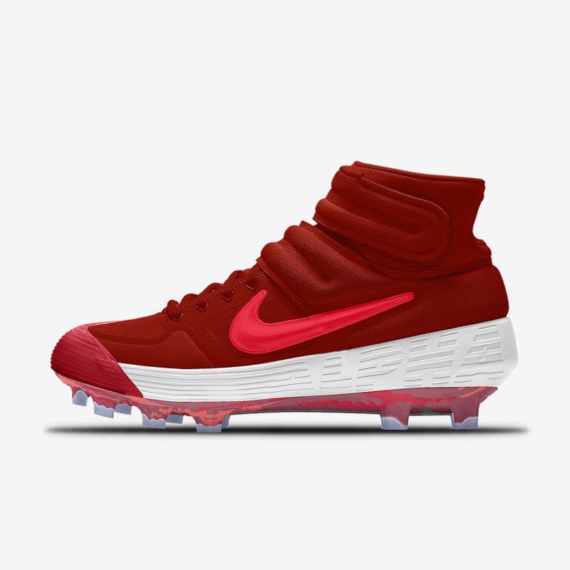 Nike Alpha ハラチ エリート 2 ミッドカット MCS メンズ ベースボール シューズ 赤 | AI6589-728