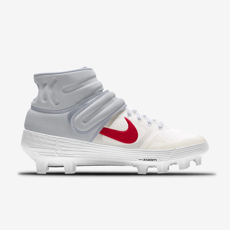 Nike Alpha ハラチ エリート 2 ミッドカット MCS メンズ ベースボール シューズ 白 | DT6603-432