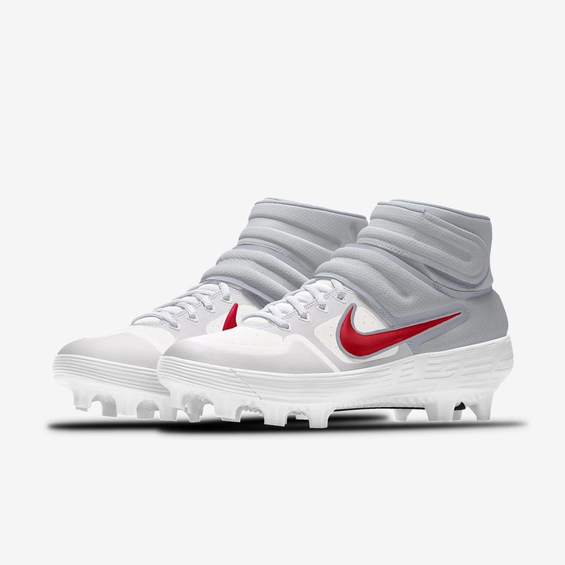 Nike Alpha ハラチ エリート 2 ミッドカット MCS メンズ ベースボール シューズ 白 | DT6603-432