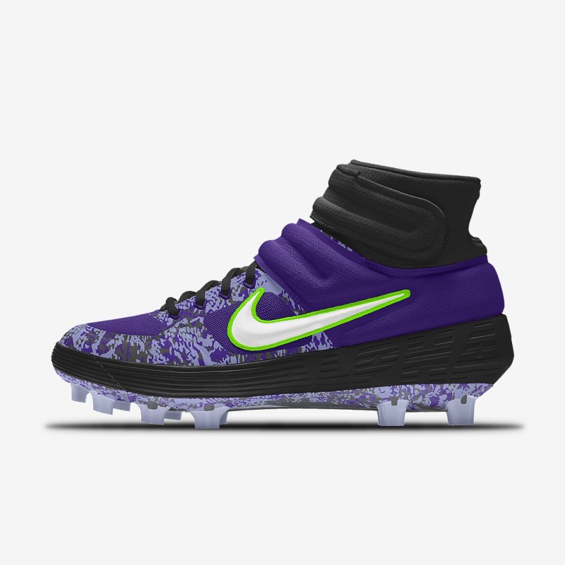 Nike Alpha ハラチ エリート 2 ミッドカット MCS メンズ ベースボール シューズ 紫 | RX8330-795