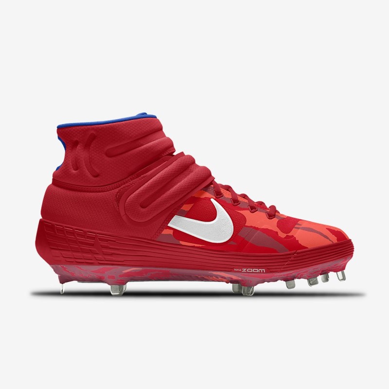 Nike Alpha ハラチ エリート 2 ミッドカット Metal メンズ ベースボール シューズ 赤 | DP4324-880
