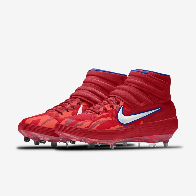 Nike Alpha ハラチ エリート 2 ミッドカット Metal メンズ ベースボール シューズ 赤 | DP4324-880