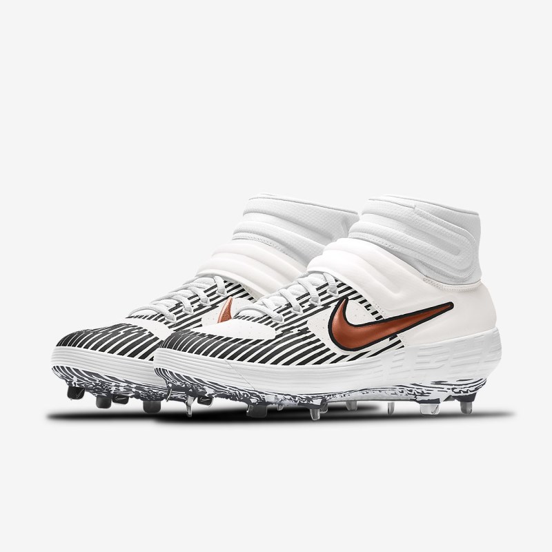 Nike Alpha ハラチ エリート 2 ミッドカット Metal メンズ ベースボール シューズ 白 | RN8952-042