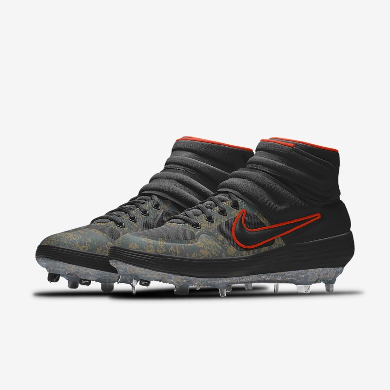 Nike Alpha ハラチ エリート 2 ミッドカット Metal メンズ ベースボール シューズ 黒 | XU6218-276