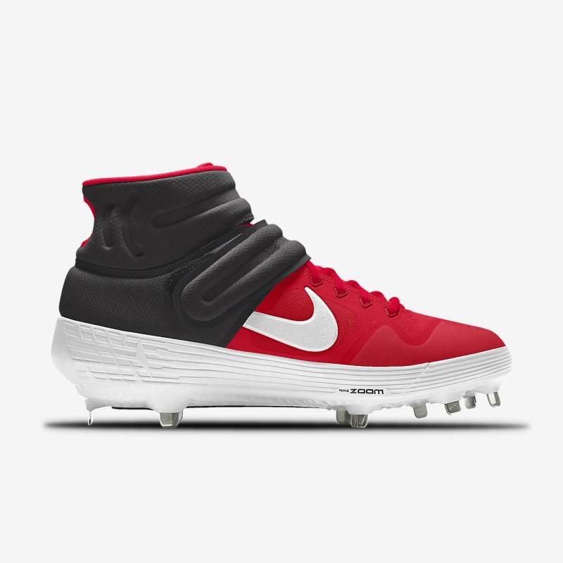 Nike Alpha ハラチ エリート 2 ミッドカット メンズ ベースボール シューズ 赤 | AT9832-368