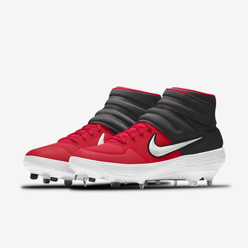 Nike Alpha ハラチ エリート 2 ミッドカット メンズ ベースボール シューズ 赤 | AT9832-368