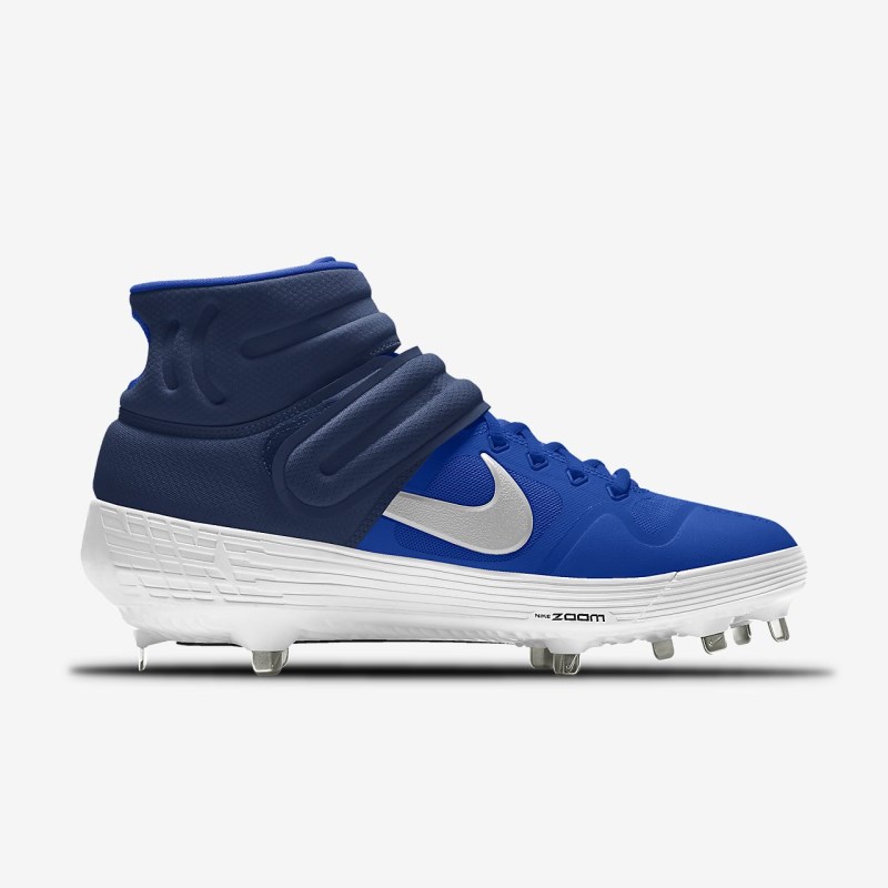 Nike Alpha ハラチ エリート 2 ミッドカット レディース ベースボール シューズ 青 | JS1146-140
