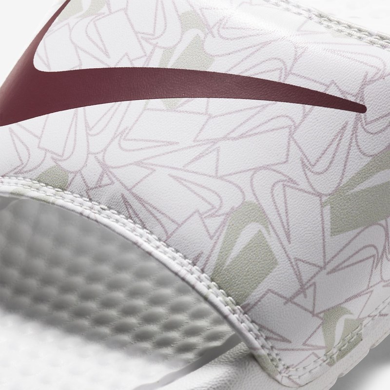 Nike Benassi JDI Floral レディース スライドサンダル 白 | IT4503-377
