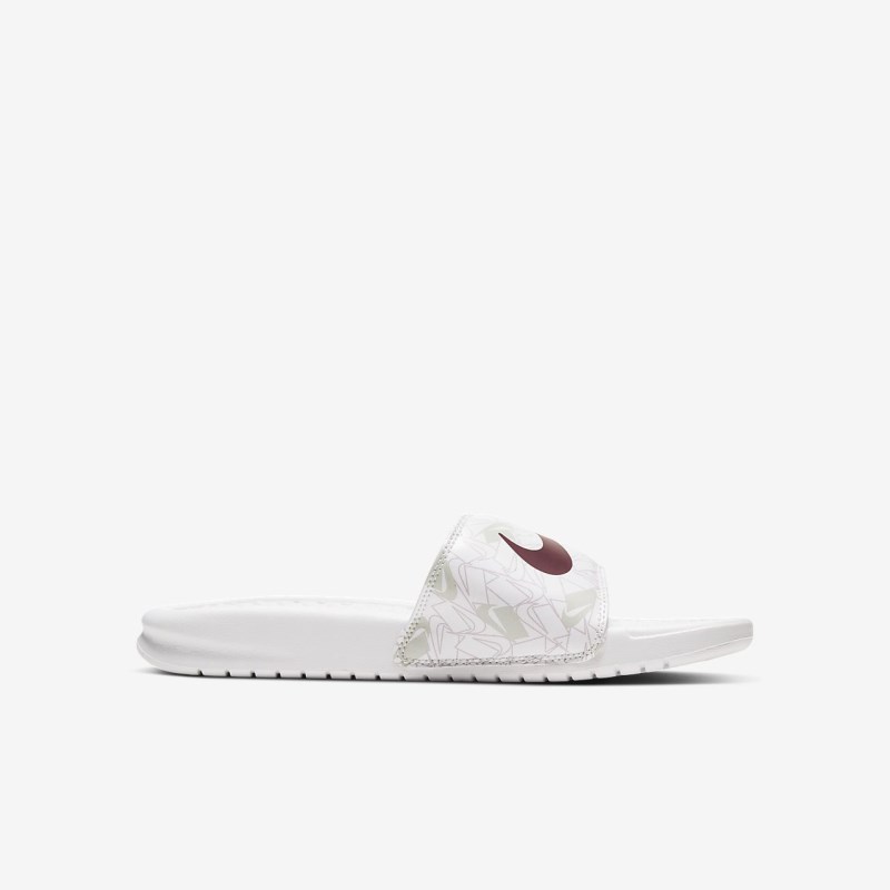 Nike Benassi JDI Floral レディース スライドサンダル 白 | IT4503-377