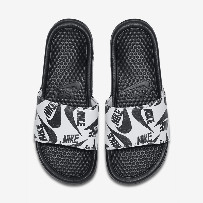 Nike Benassi JDI Floral レディース スライドサンダル 黒 | RD3502-514