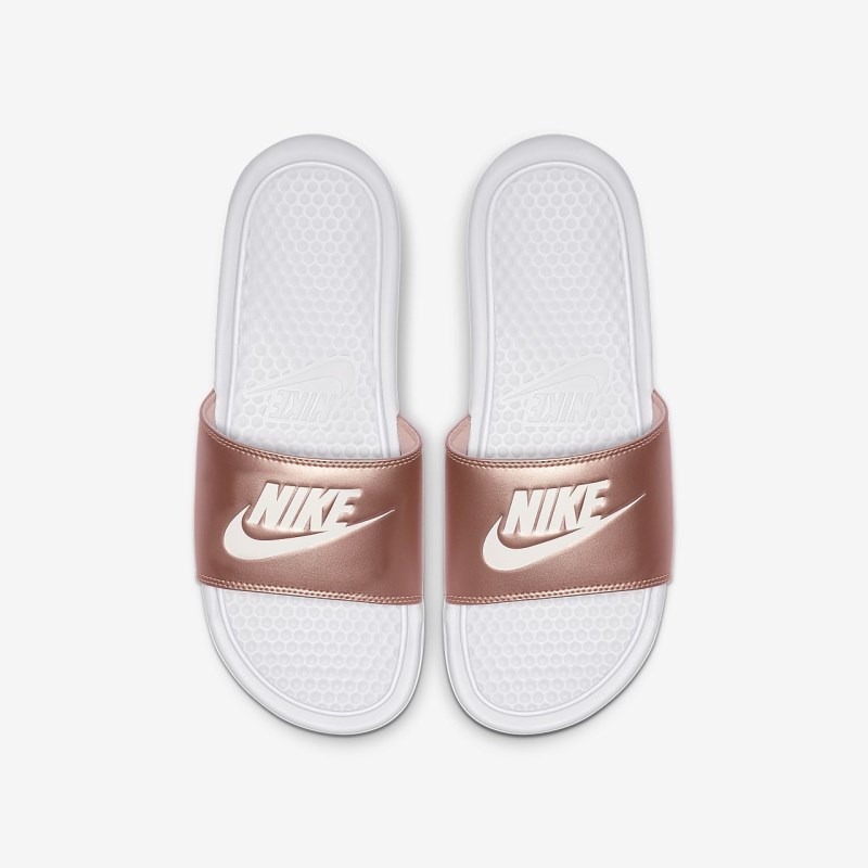 Nike Benassi レディース スライドサンダル 白 | JM8648-752