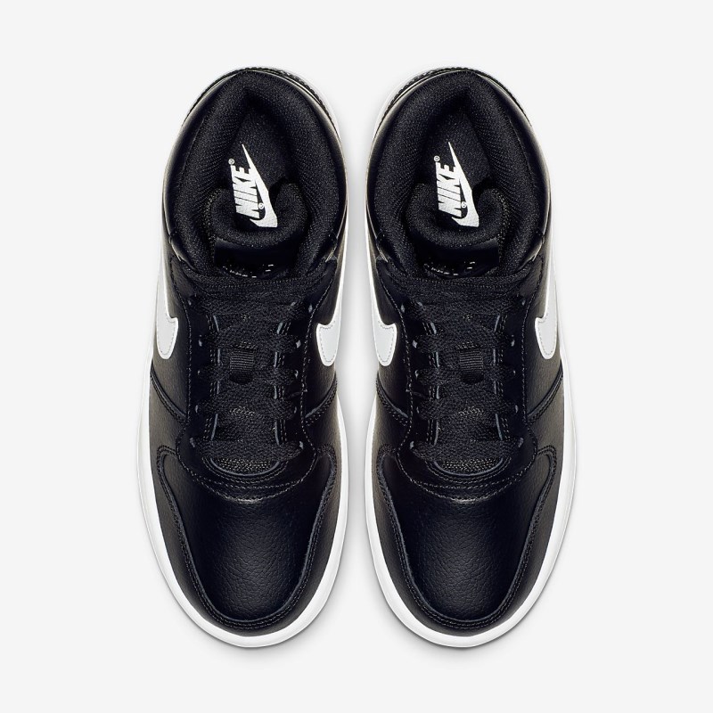 Nike Ebernon ミッドカット レディース スニーカー 黒 | GG6454-518