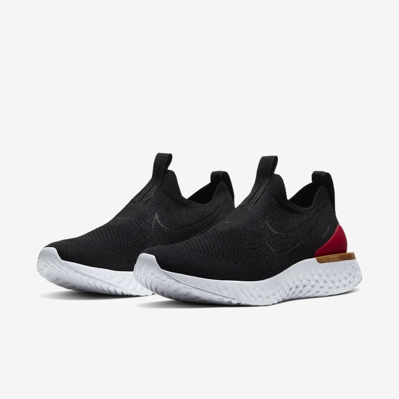 Nike Epic Phantom React フライニット Icon Clash レディース ランニングシューズ 黒 | GW8511-165