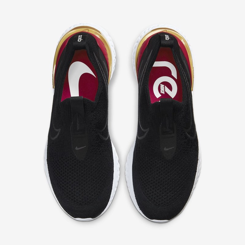 Nike Epic Phantom React フライニット Icon Clash レディース ランニングシューズ 黒 | GW8511-165