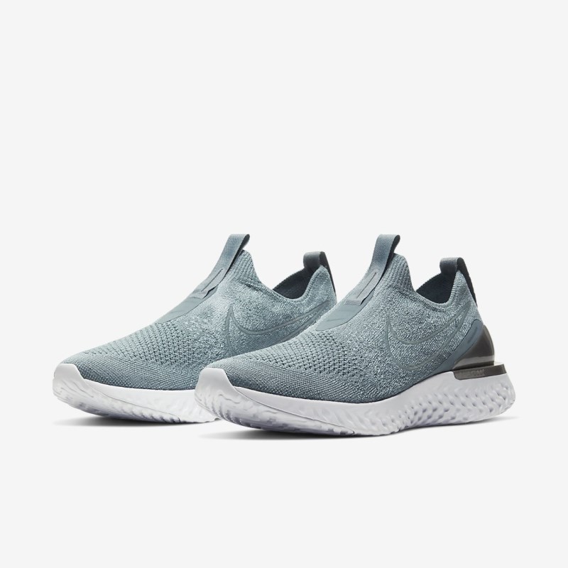 Nike Epic Phantom React フライニット レディース ランニングシューズ グレー | ND3855-422