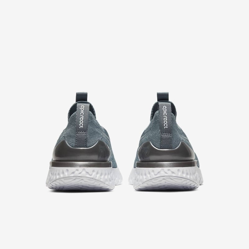 Nike Epic Phantom React フライニット レディース ランニングシューズ グレー | ND3855-422