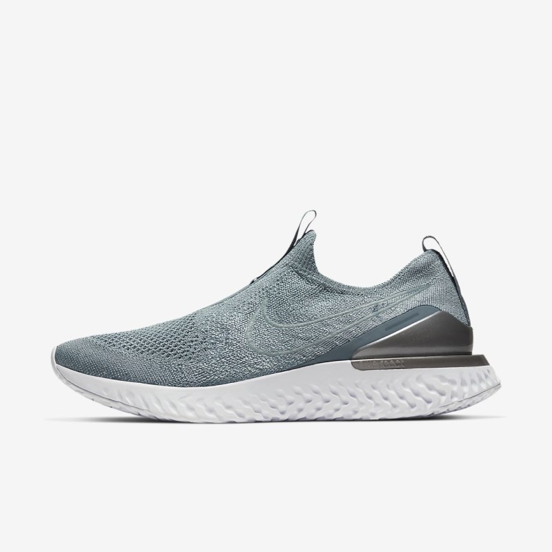 Nike Epic Phantom React フライニット レディース ランニングシューズ グレー | ND3855-422