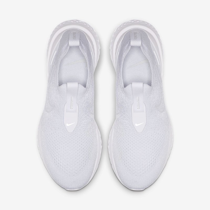 Nike Epic Phantom React フライニット レディース ランニングシューズ 白 | UL3367-205
