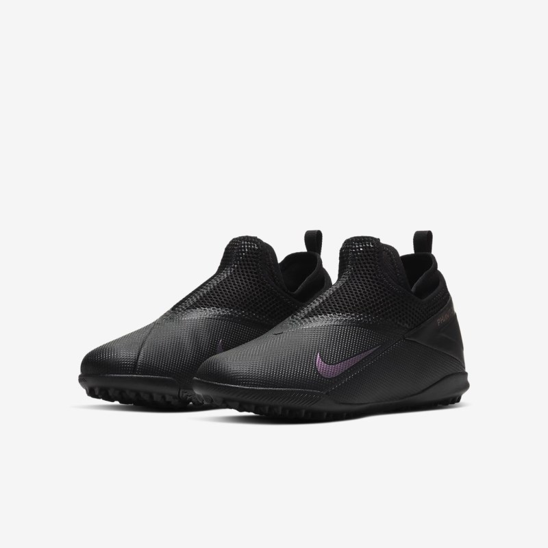 Nike Jr. Phantom Vision 2 Academy Dynamic フィット TF キッズ サッカーシューズ 黒 | NJ4064-396