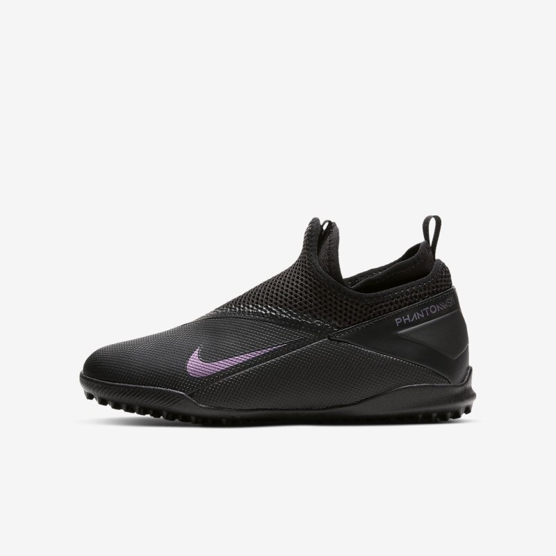 Nike Jr. Phantom Vision 2 Academy Dynamic フィット TF キッズ サッカーシューズ 黒 | NJ4064-396