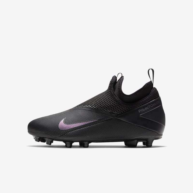 Nike Jr. Phantom Vision 2 Academy Dynamic フィット MG キッズ サッカーシューズ 黒 | NK7364-525