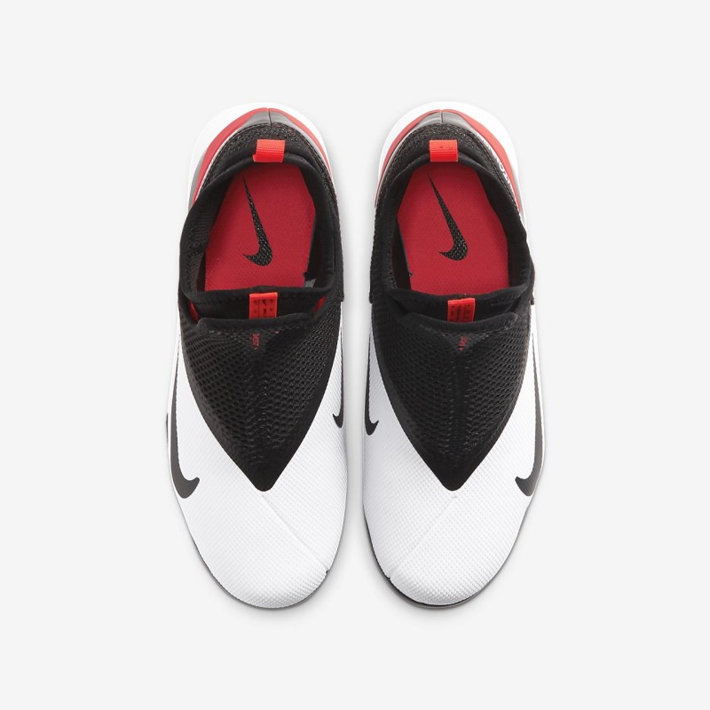 Nike Jr. Phantom Vision 2 Academy Dynamic フィット IC キッズ サッカーシューズ 白 | RE9478-396