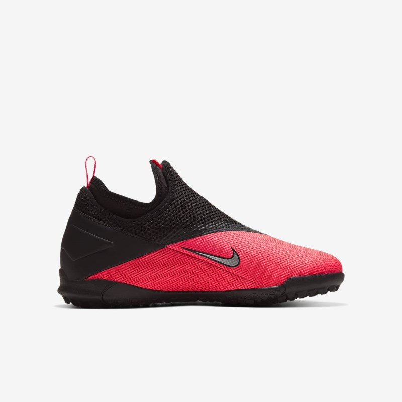 Nike Jr. Phantom Vision 2 Academy Dynamic フィット TF キッズ サッカーシューズ 赤 | WU1103-616