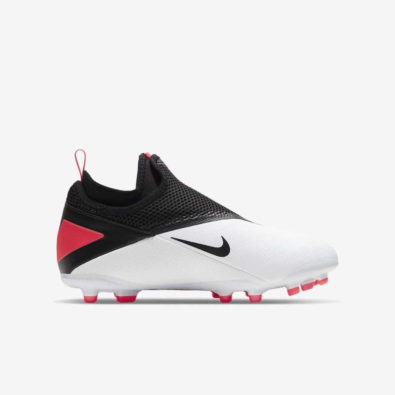 Nike Jr. Phantom Vision 2 Academy Dynamic フィット MG キッズ サッカーシューズ 白 | YA1207-710
