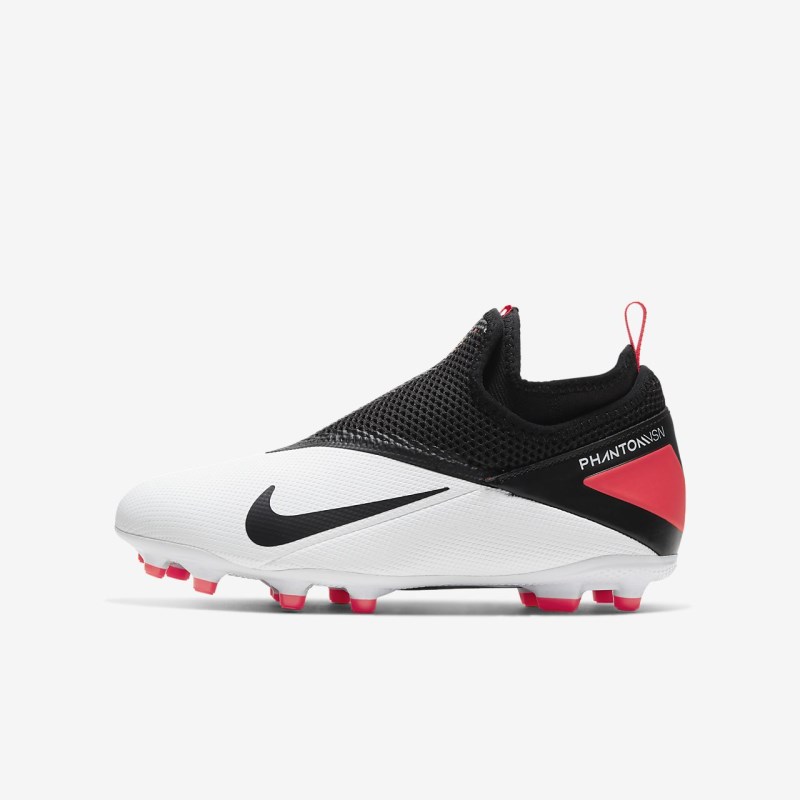 Nike Jr. Phantom Vision 2 Academy Dynamic フィット MG キッズ サッカーシューズ 白 | YA1207-710