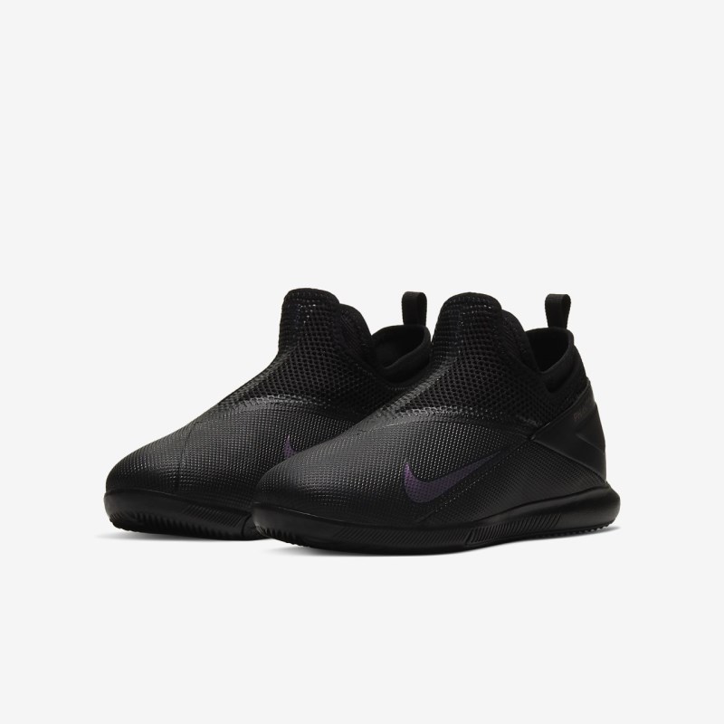Nike Jr. Phantom Vision 2 Academy Dynamic フィット IC キッズ サッカーシューズ 黒 | ZB1445-546