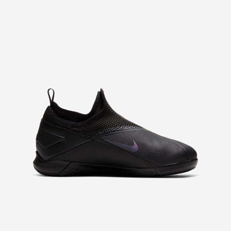 Nike Jr. Phantom Vision 2 Academy Dynamic フィット IC キッズ サッカーシューズ 黒 | ZB1445-546