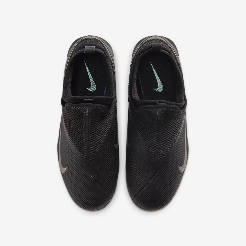 Nike Jr. Phantom Vision 2 Academy Dynamic フィット IC キッズ サッカーシューズ 黒 | ZB1445-546