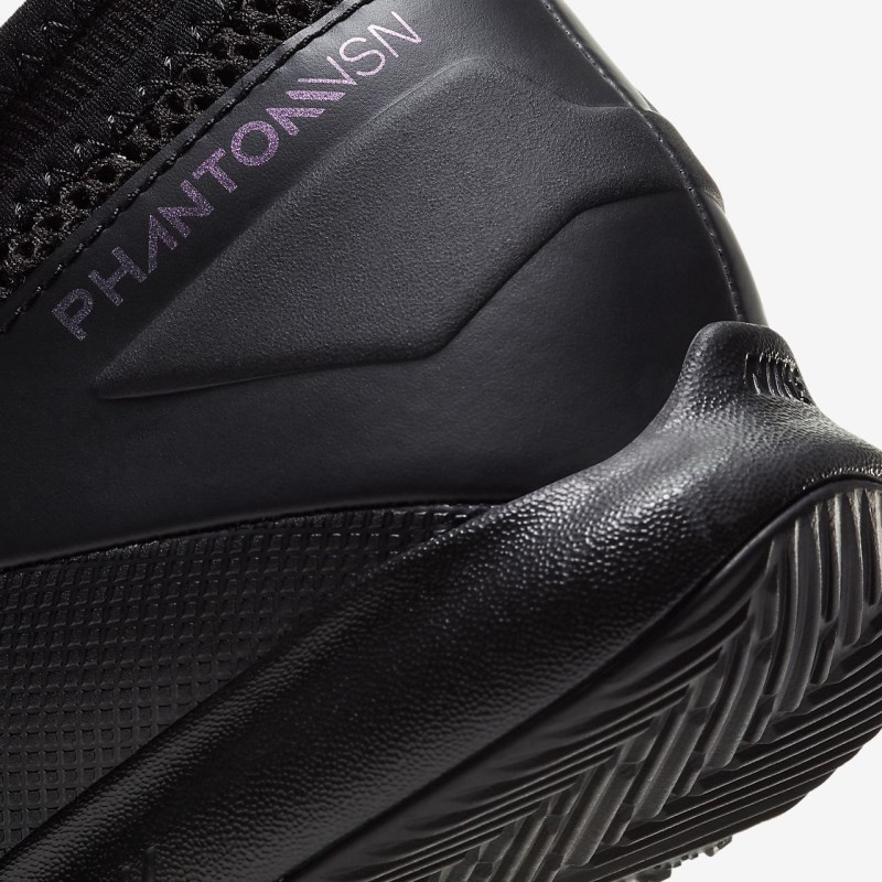 Nike Jr. Phantom Vision 2 Academy Dynamic フィット IC キッズ サッカーシューズ 黒 | ZB1445-546