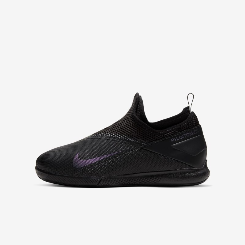 Nike Jr. Phantom Vision 2 Academy Dynamic フィット IC キッズ サッカーシューズ 黒 | ZB1445-546