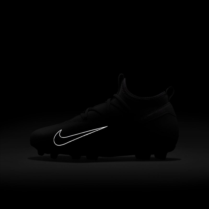 Nike Jr. Phantom Vision 2 Club Dynamic フィット MG キッズ サッカーシューズ 黒 | LA3065-688