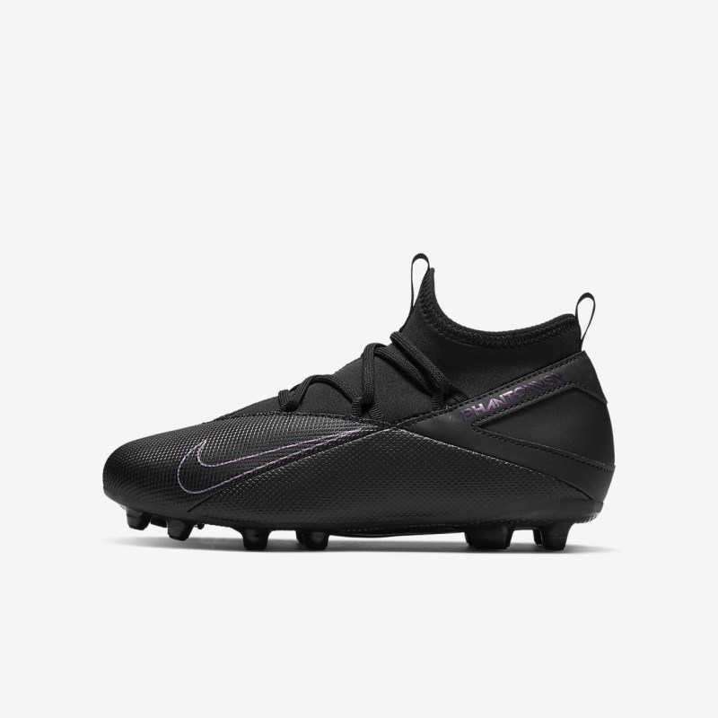 Nike Jr. Phantom Vision 2 Club Dynamic フィット MG キッズ サッカーシューズ 黒 | LA3065-688