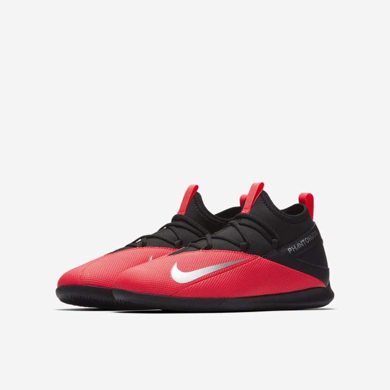 Nike Jr. Phantom Vision 2 Club Dynamic フィット IC キッズ サッカーシューズ 赤 | QJ3364-107