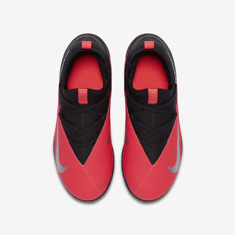 Nike Jr. Phantom Vision 2 Club Dynamic フィット IC キッズ サッカーシューズ 赤 | QJ3364-107