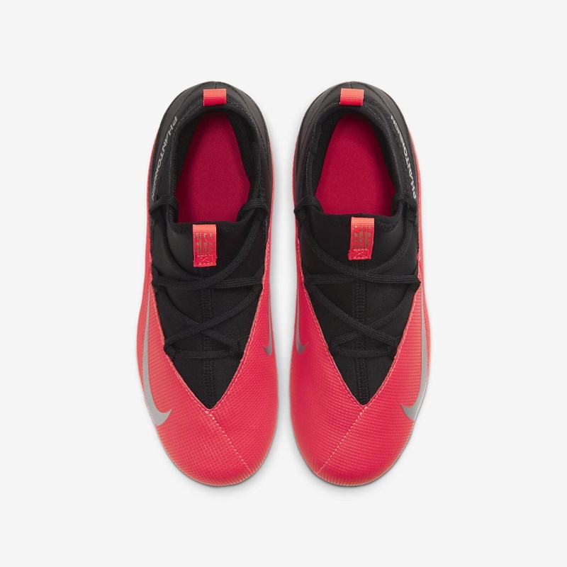 Nike Jr. Phantom Vision 2 Club Dynamic フィット MG キッズ サッカーシューズ 赤 | XC7694-975