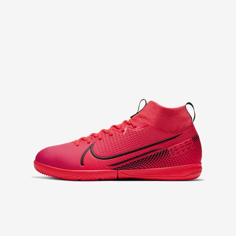 Nike Jr. マーキュリアル Superfly 7 Academy IC キッズ サッカーシューズ 赤 | GV5897-907