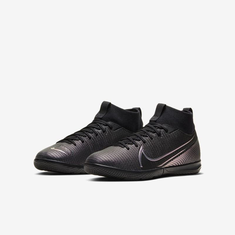 Nike Jr. マーキュリアル Superfly 7 Academy IC キッズ サッカーシューズ 黒 | UD1862-045