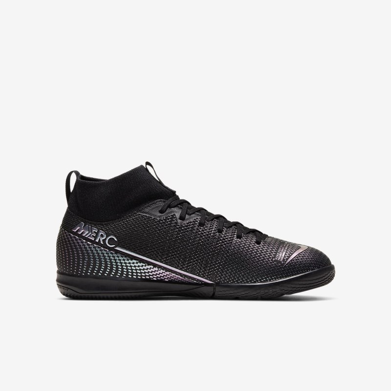 Nike Jr. マーキュリアル Superfly 7 Academy IC キッズ サッカーシューズ 黒 | UD1862-045
