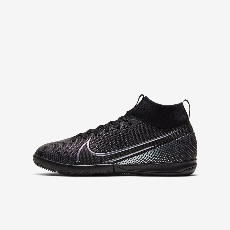 Nike Jr. マーキュリアル Superfly 7 Academy IC キッズ サッカーシューズ 黒 | UD1862-045