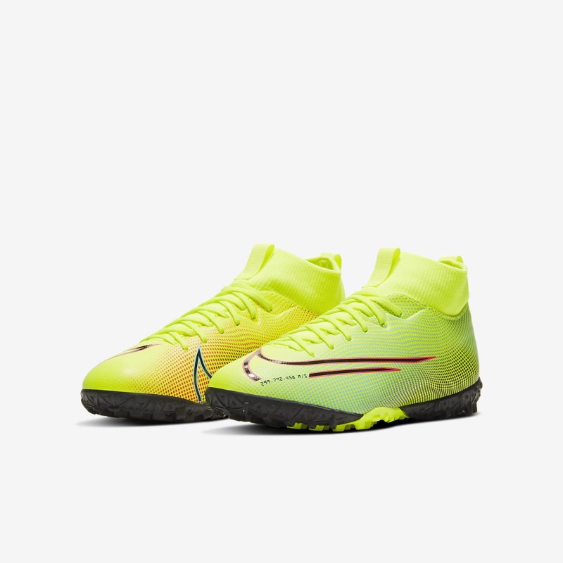 Nike Jr. マーキュリアル Superfly 7 Academy MDS TF キッズ サッカーシューズ レモン | NA3659-793