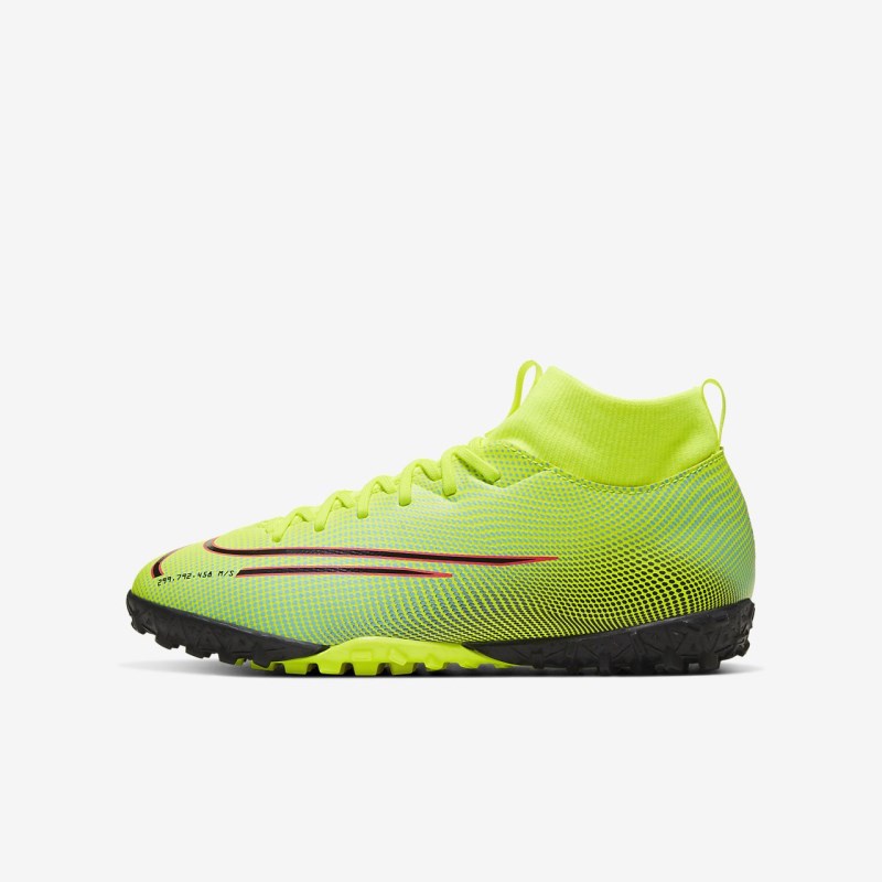 Nike Jr. マーキュリアル Superfly 7 Academy MDS TF キッズ サッカーシューズ レモン | NA3659-793