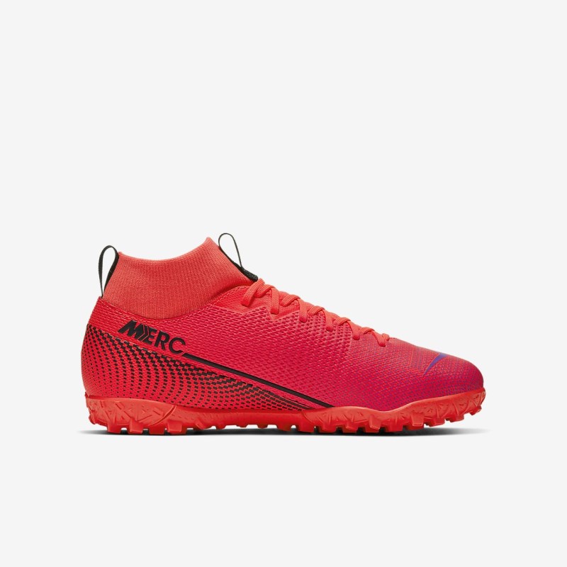 Nike Jr. マーキュリアル Superfly 7 Academy TF キッズ サッカーシューズ 赤 | PM7409-400