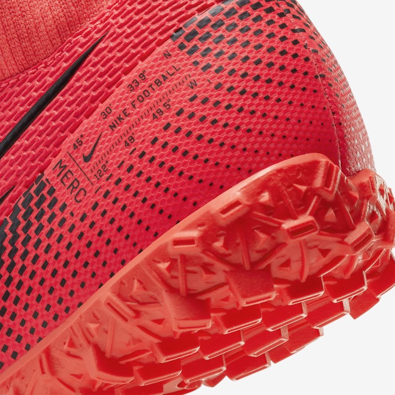 Nike Jr. マーキュリアル Superfly 7 Academy TF キッズ サッカーシューズ 赤 | PM7409-400