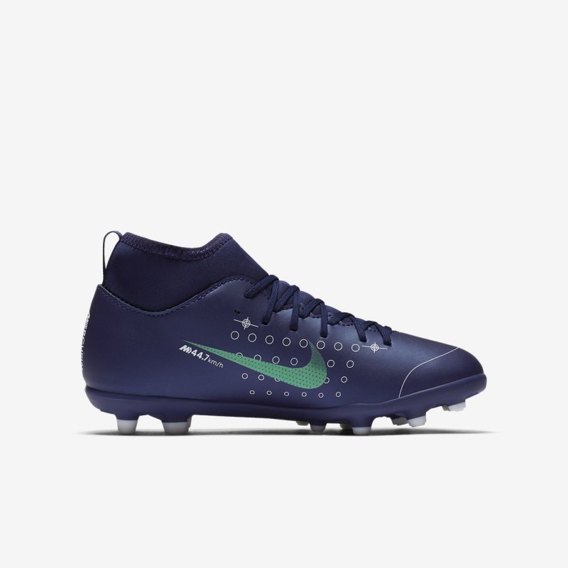 Nike Jr. マーキュリアル Superfly 7 Club MDS MG キッズ サッカーシューズ 青 | YO8710-158