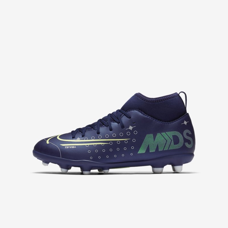 Nike Jr. マーキュリアル Superfly 7 Club MDS MG キッズ サッカーシューズ 青 | YO8710-158